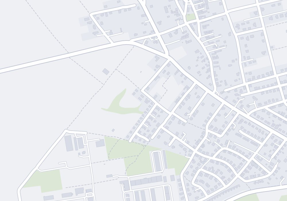 Mapa okolicy ul. Witkiewicza w Jędrzychowie z lokalizacją inwestycji